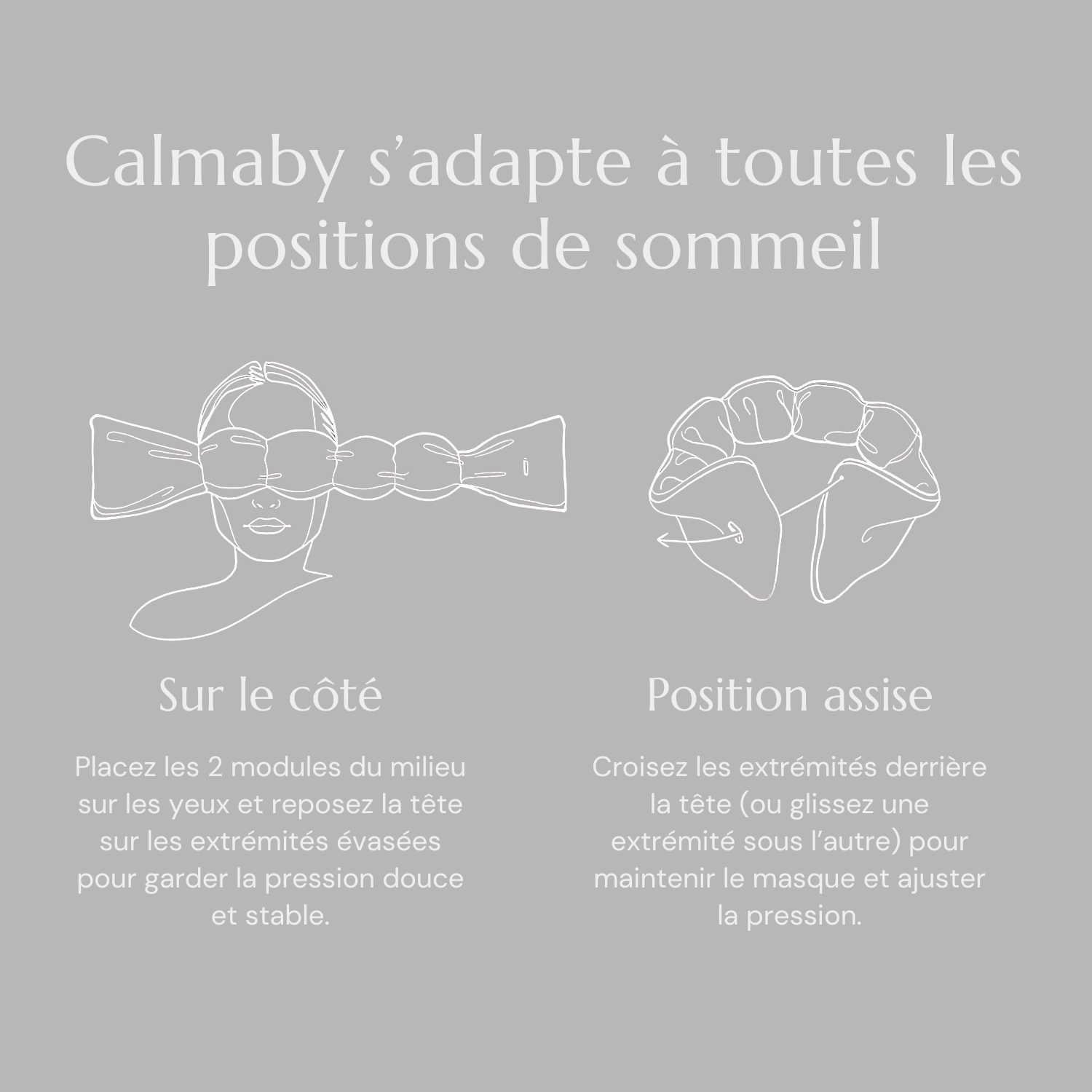 Masque lesté sans sangle – Confort libre