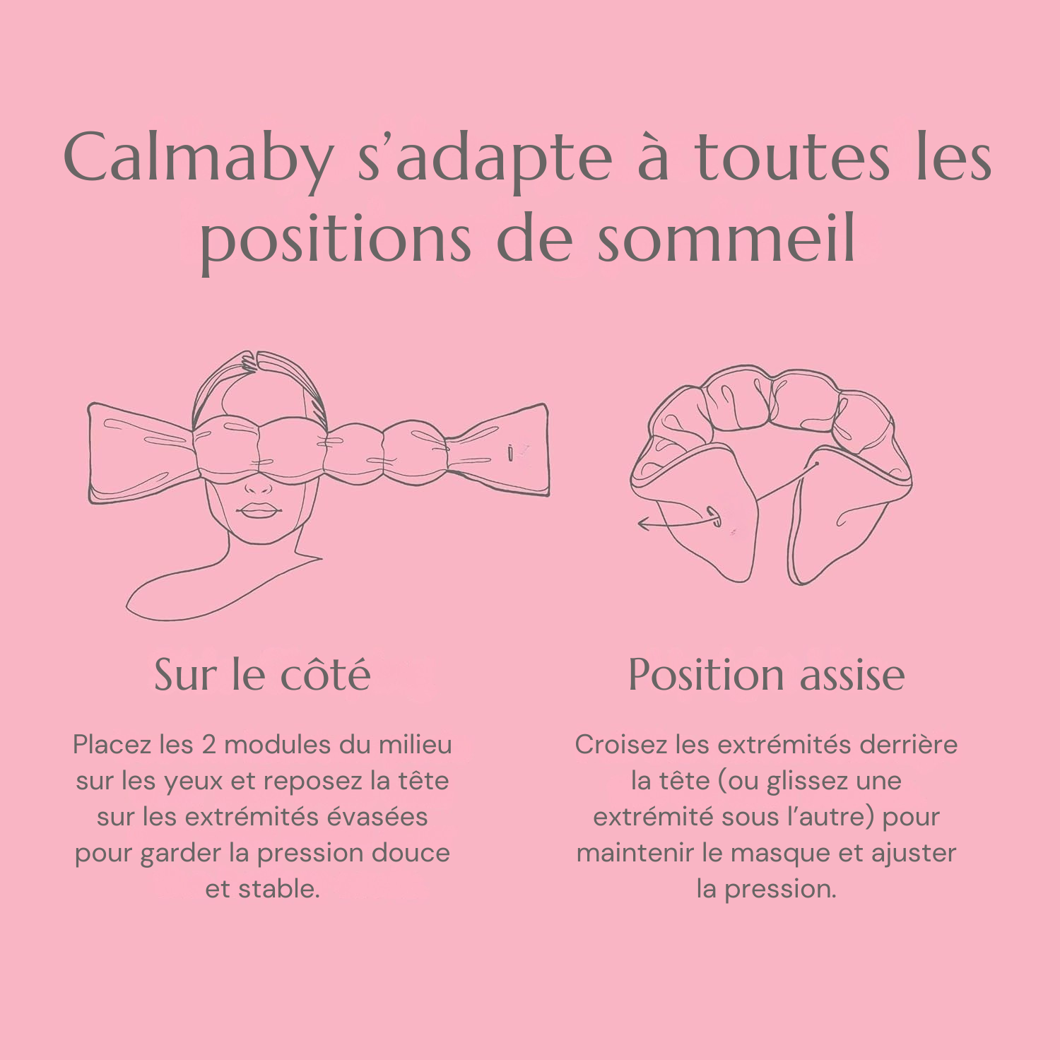 Masque lesté sans sangle – Confort libre