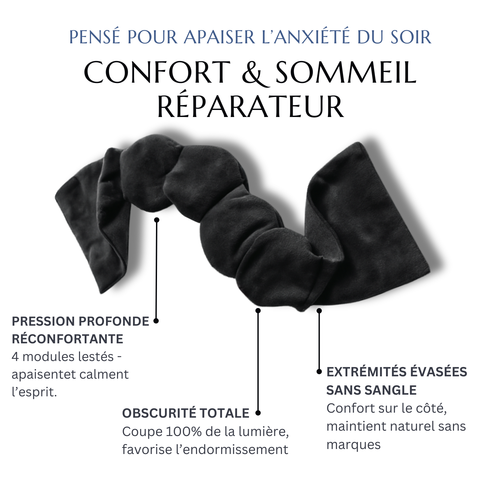 Masque lesté sans sangle – Confort libre