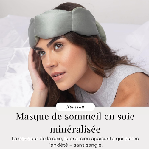 Masque lesté en soie sans sangles
