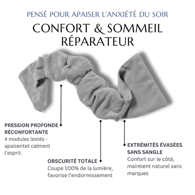 Masque lesté sans sangle – Confort libre