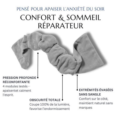 Masque lesté sans sangle – Confort libre