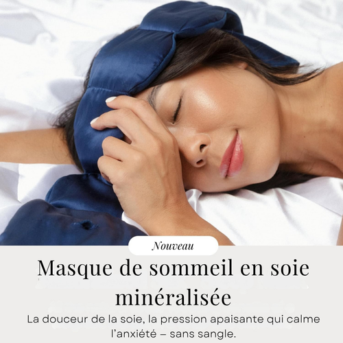 Masque lesté en soie sans sangles