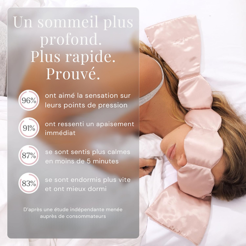 Masque lesté en soie sans sangles