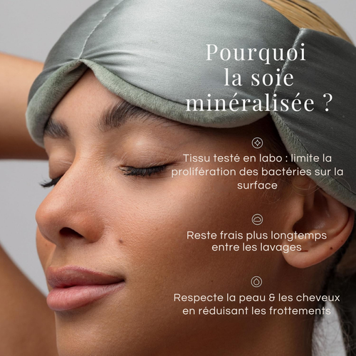 Masque lesté en soie sans sangles
