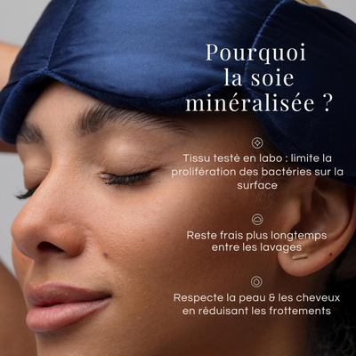 Masque lesté en soie sans sangles