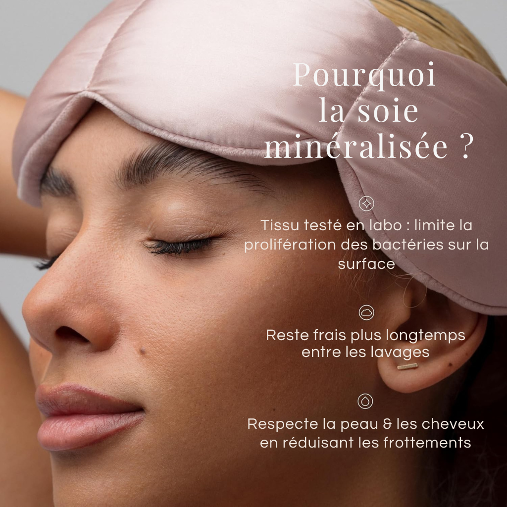Masque lesté en soie sans sangles