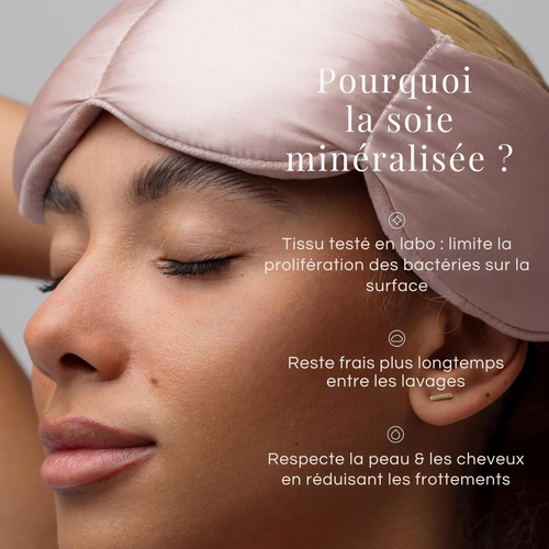 Masque lesté en soie sans sangles
