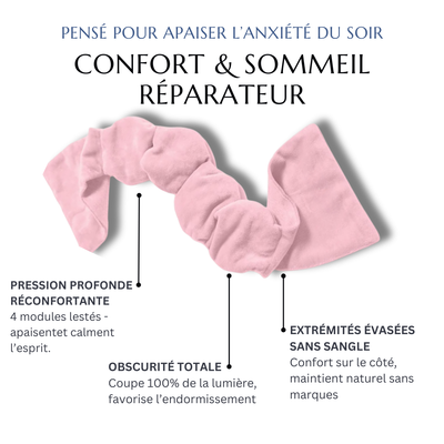Masque lesté sans sangle – Confort libre
