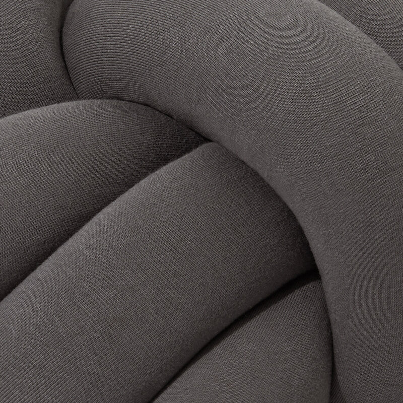 Coussin tricoté relaxant – Forme nouée