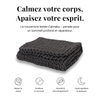 Couverture lestée Tricotée
