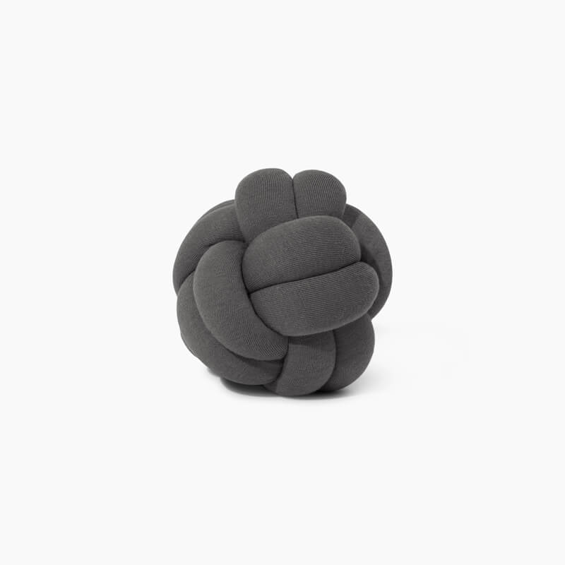 Coussin tricoté relaxant – Forme nouée