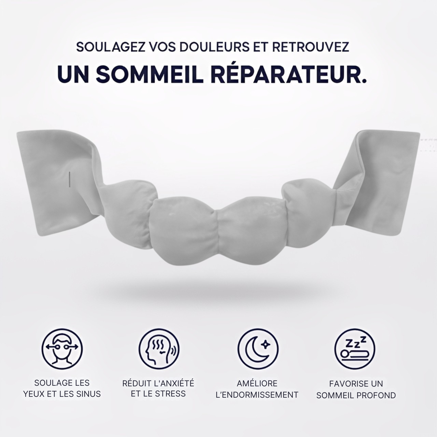 Masque lesté sans sangle – Confort libre