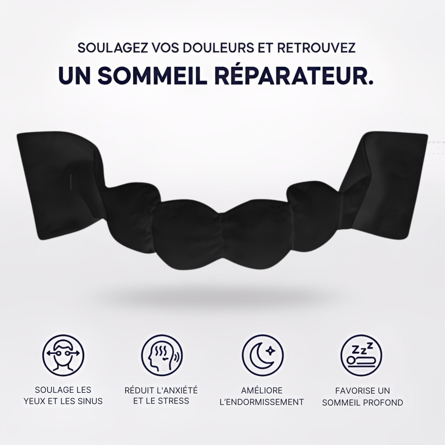 Masque lesté sans sangle – Confort libre